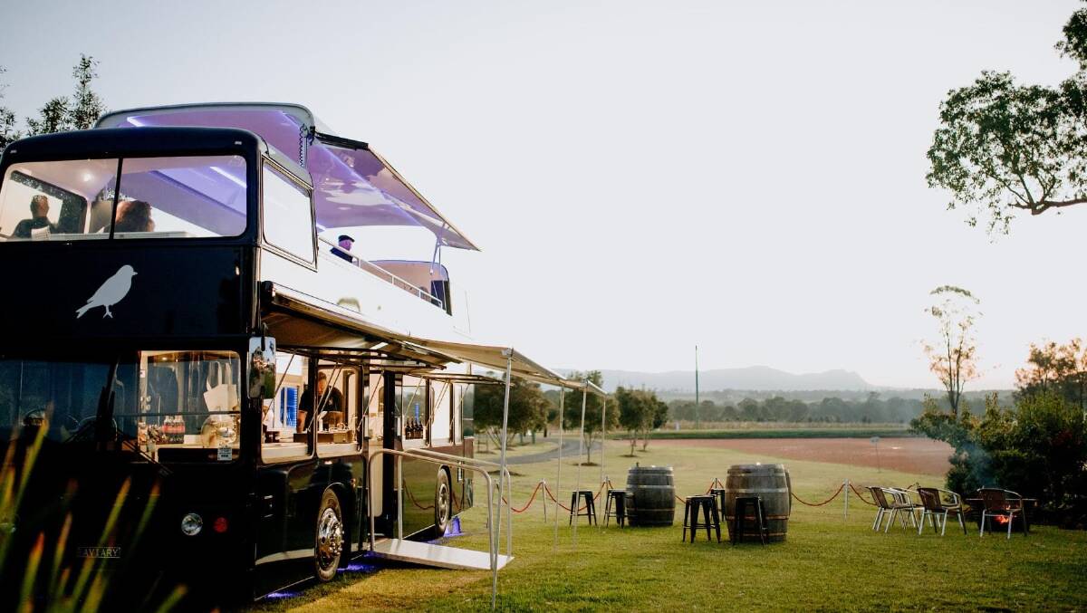 UNPARALLED VIP VIEWS: The Aviary Double Decker Bus. PHOTO: Jorja Thomson