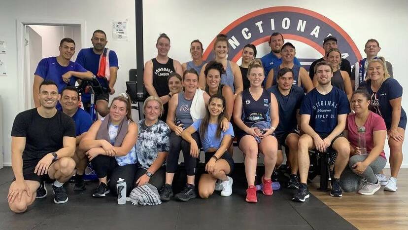 FUNCTIONAL FITNESS FROM HOME: F45 Members are making the most of their home workouts says Manager Andy Gamble. PHOTO: Andy Gamble