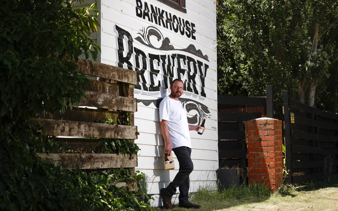 Bankhouse Brewery owner Damien Norman thinks some vigorous exercise and/or denial will do the trick. Photo: Luke Hemer