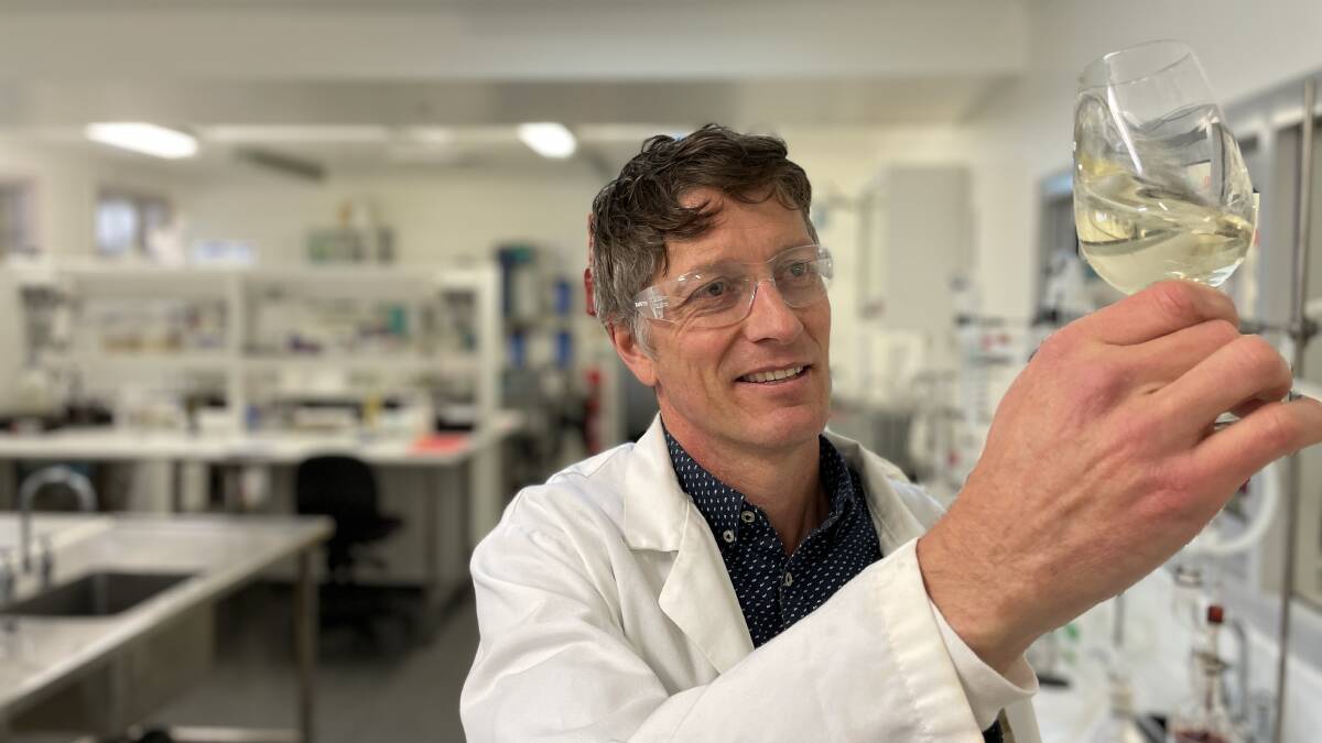 THIRSTY WORK: Dr Andrew Clark is following in the footsteps of his science heroes. 