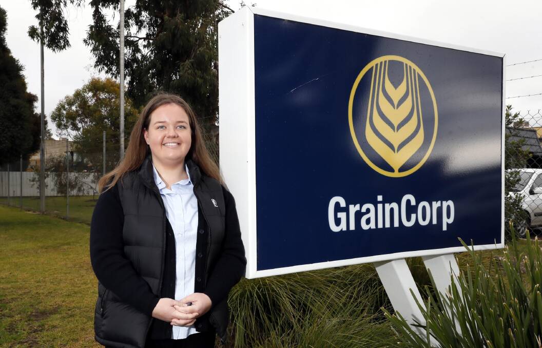 HARVEST PATH: GrainCorp operations assistant Georgie Considine found working the harvest was a great career pathway. "I'd encourage people to put in an application and give it a go," she says. PHOTO: Les Smith