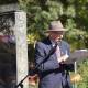 LEST WE FORGET: Griffith RSL Sub Branch senior vice president Terry Walsh speaking at a previous commemoration event. PHOTO: Cai Holroyd