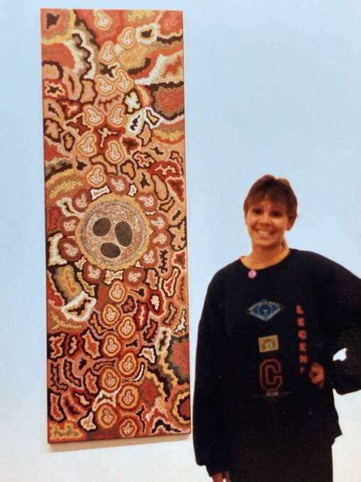 JACK OF ALL TRADES: Maria Charles, pictured visiting a gallery in Canberra, was creative and multi-talented from a young age. PHOTO: Supplied