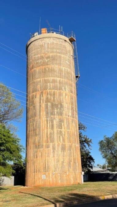 Expressions of Interest are open for a mural to be painted on Hillston's water tower on High Street. Picture, contributed