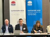 NSW minister for work health and safety Sophie Cotsis and Member for Murray Helen Dalton (far right) on the panel at last week's round-table. Picture supplied.