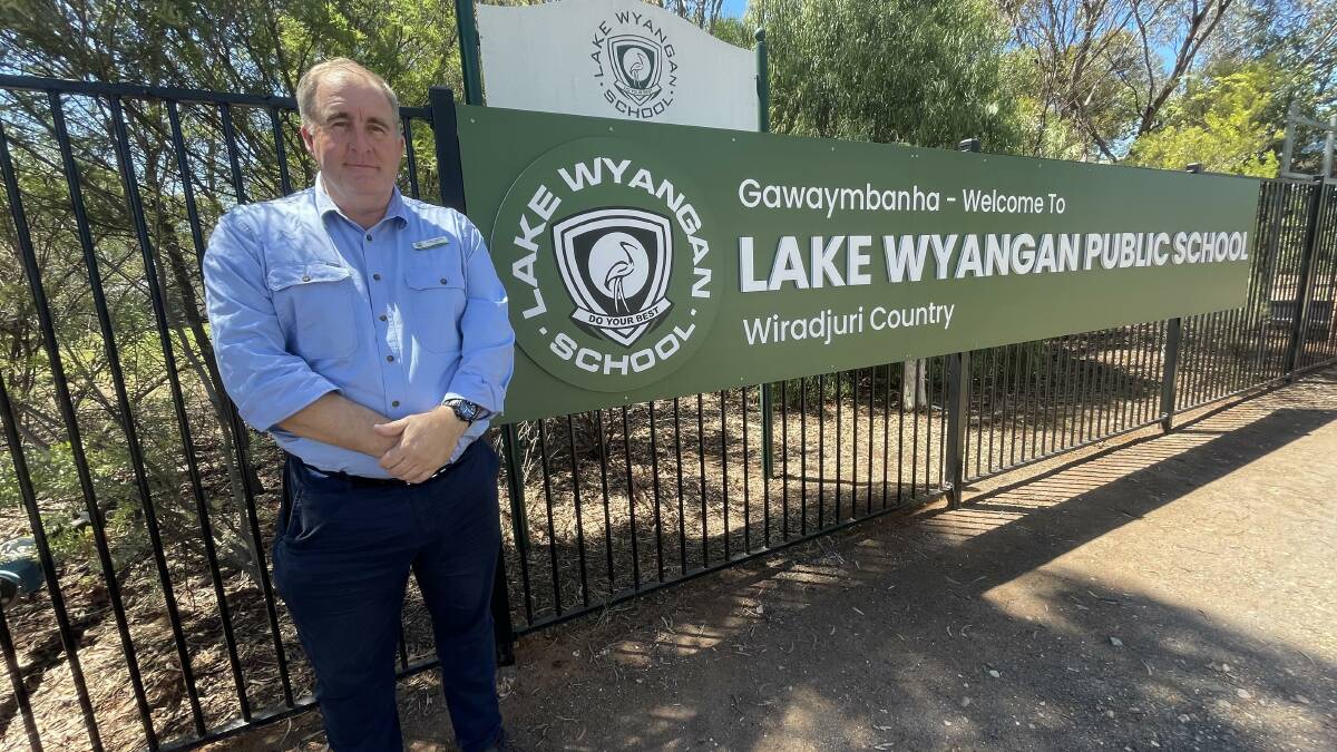 Plans are underway for Lake Wyangan Public School to celebrate 100 years in October. Principal Justin Dawson is calling for photos, memorabillia, past students, teachers and affiliates to get in touch. Picture by Allan Wilson