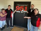 Some of 95.1 2MIA's committee members Mary G, president Jay Reynolds, Ken Hammond and vice president Narelle Millis. The committee are inviting residents to become members and help the station go from strength to strength. Picture by Allan Wilson