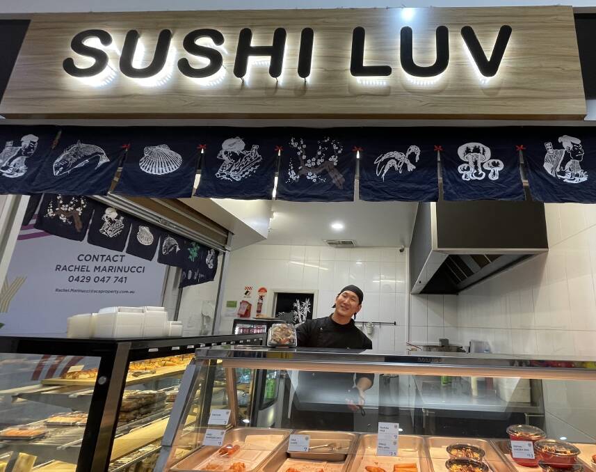 Staffer at Griffith's Sushi Luv, Hun Min Cho, is looking forward to working at the Leeton Plaza eatery when it opens. Picture by Allan Wilson