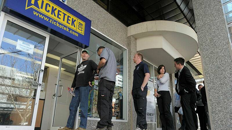 Ticketek have been fined over half a million dollars for sending spam texts and emails. File picture