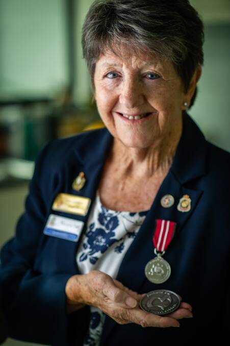 Ms Fleet was honoured this year with an Australia Day award for her service to the RSL. Picture: Karleen Minney