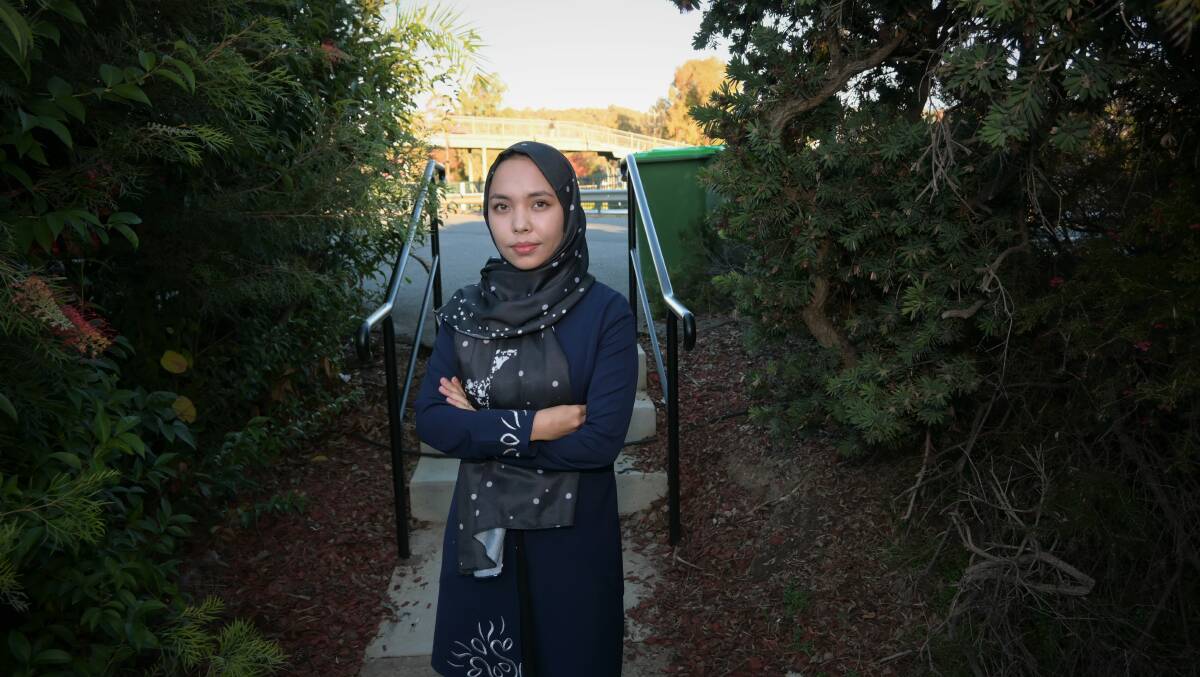 Azizeh Abbasi is studying to achieve her dream of becoming a radiographer. Picture: Kenji Sato