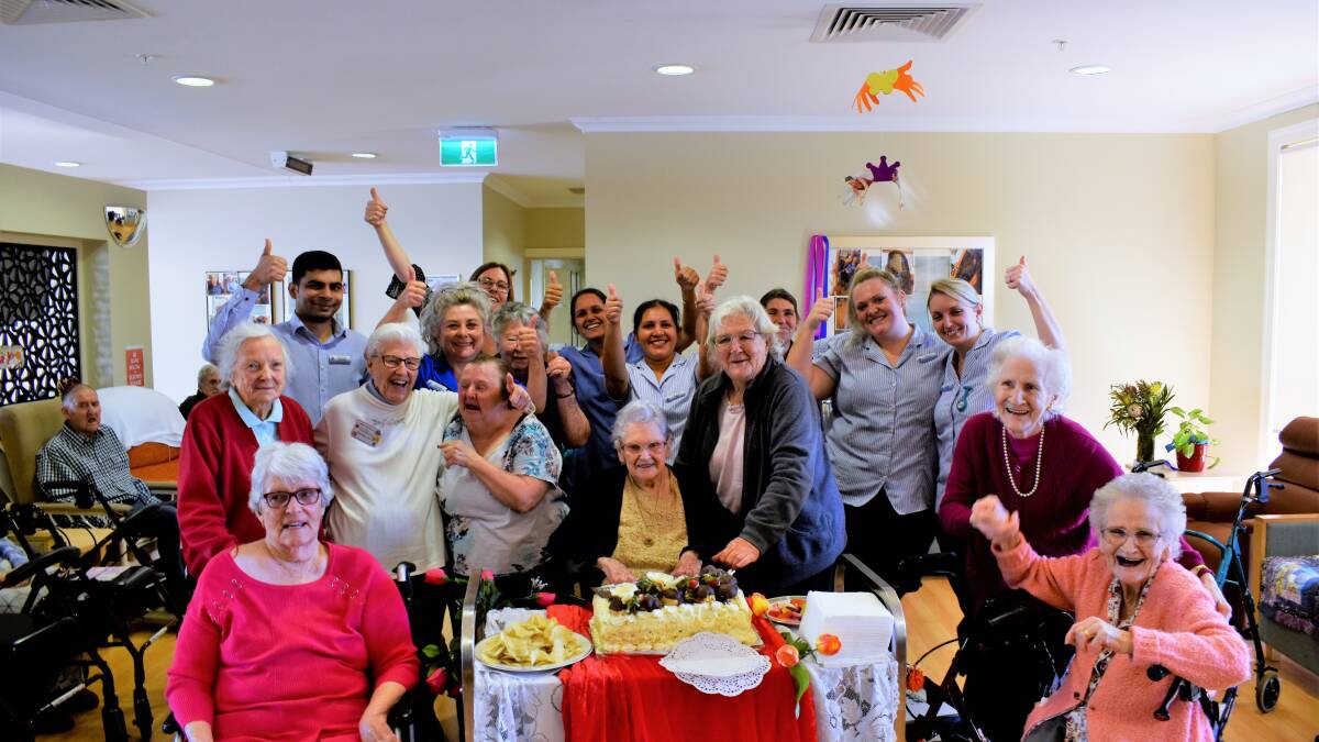Berta Johnstone celebrates 103rd birthday party