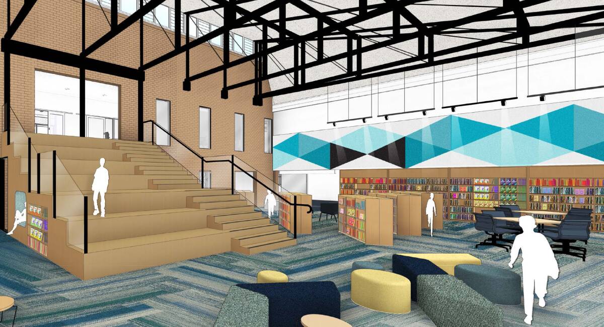 COMING SOON: An artist's impression of one of the new libraries, which will feature multi-purpose rooms and areas for lectures and performances. PHOTO: Contributed