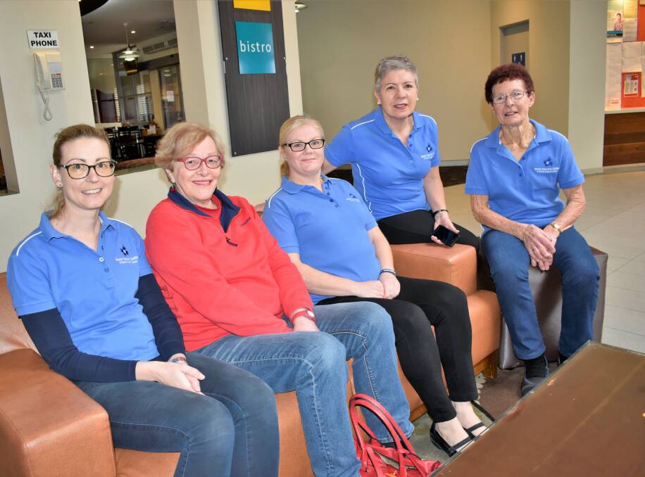 COMMITTEE: Amanda Harris, Kerry Creecy, Michelle Vearing, Fay Pilloni and Margaret Moore are looking for members to save the Griffith MND Support Group. PHOTO: Kenji Sato