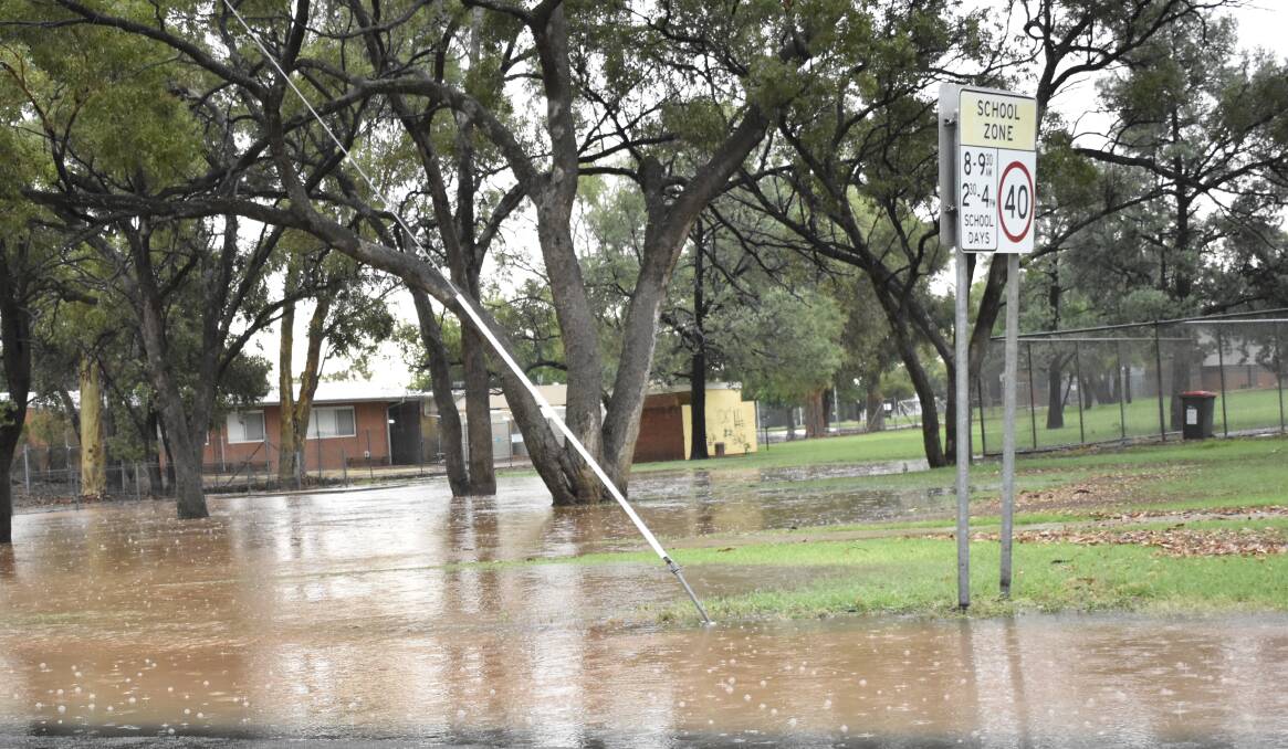 Downpour causes flooded houses, collapsed roofs, and power outages across Griffith | Photos, Video
