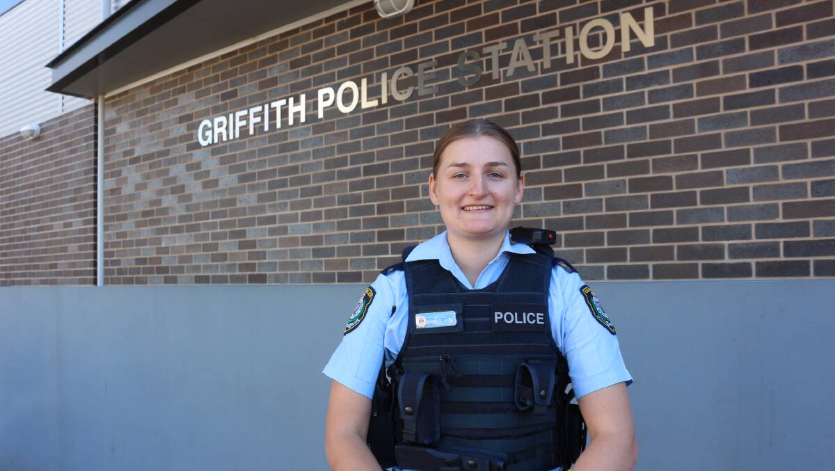 NEWCOMER: Elizabeth Moore dreamed of becoming a police officer ever since she was in primary school. PHOTO: Kenji Sato