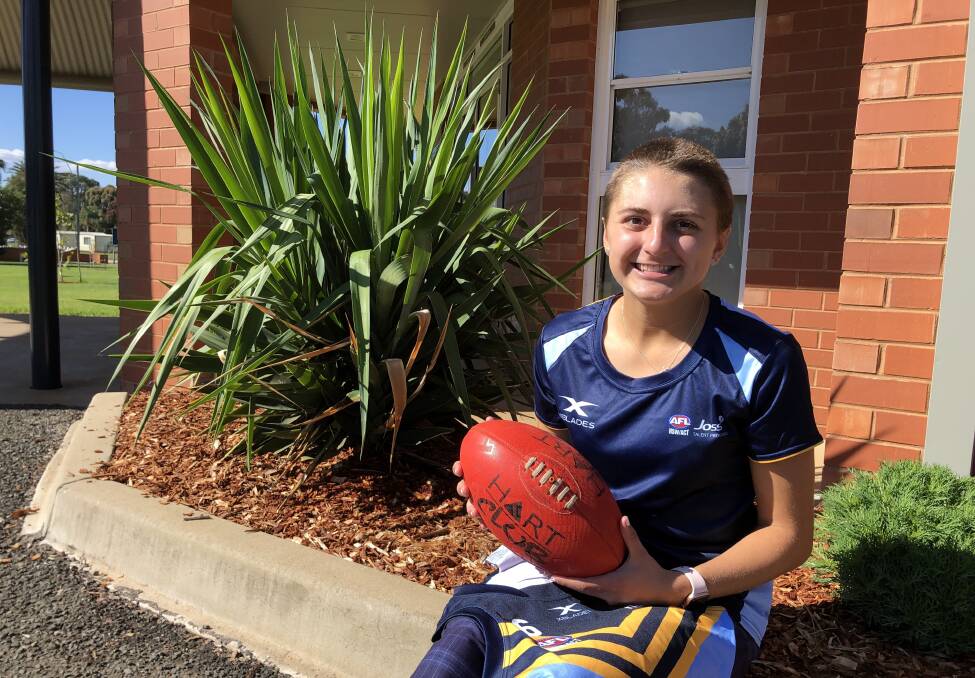 CREAM OF THE CROP: Abby Favell was chosen to join the NSW/ACT U18s Girls team after an intense selection process. She'll be heading to Coffs Harbour to join her new team in a state training camp. PHOTO: Talia Pattison