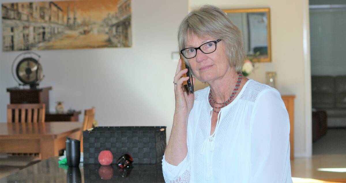 LIFE SAVER: Val Woodland is on the hunt for new recruits to help man the phones for the Griffith Suicide Prevention and Support Group. PHOTO: Kenji Sato