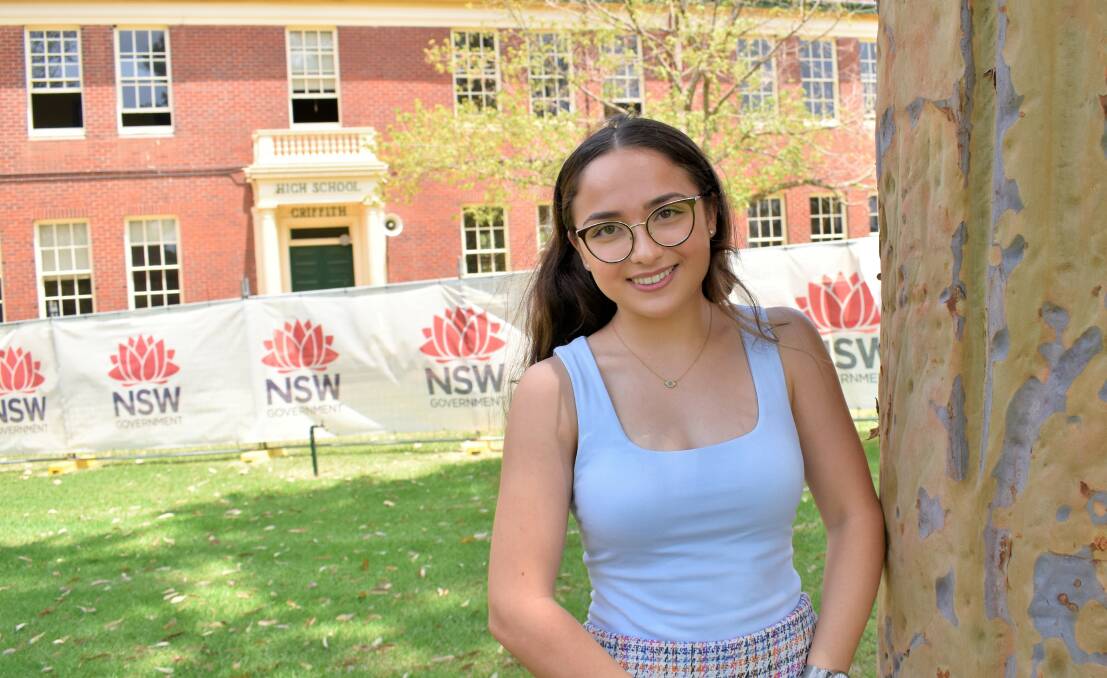 SPREADING WINGS: Year 12 graduate Andria Zanotto will be going to study a bachelor of science at the University of Melbourne. PHOTO: Kenji Sato