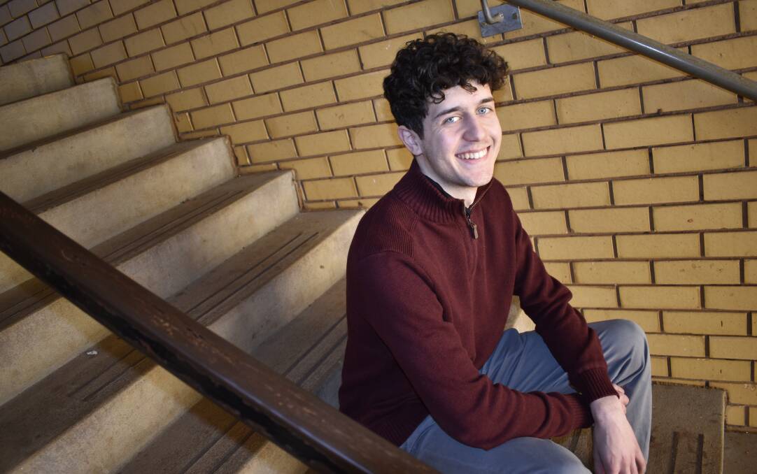 POST EXAM SURVIVOR: Wade High School graduate Joel Smith tackled the Higher School Certificate last year and he lived to tell the tale. PHOTO: Kenji Sato