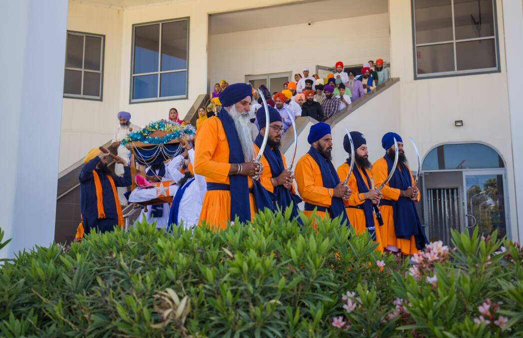 TRADITION: Sikhs honour the legacy of Sikh founder Guru Nanak Dev Ji at a previous anniversary. This year's celebrations will be bigger than anything the Griffith Sikh community has seen before. PHOTO: Jagmohan Singh