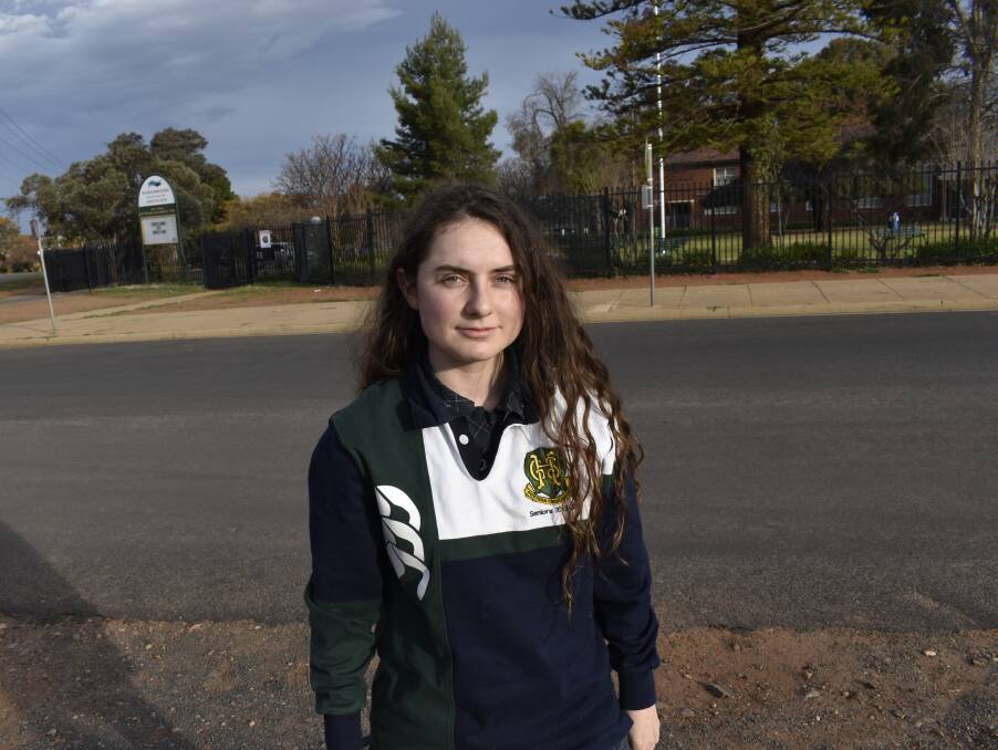 BREAKING THE SILENCE: Year 12 prefect Tom Geddes-Kanety was told not to attend a meeting to discuss issues affecting her school. She refused to be silenced. PHOTO: Kenji Sato