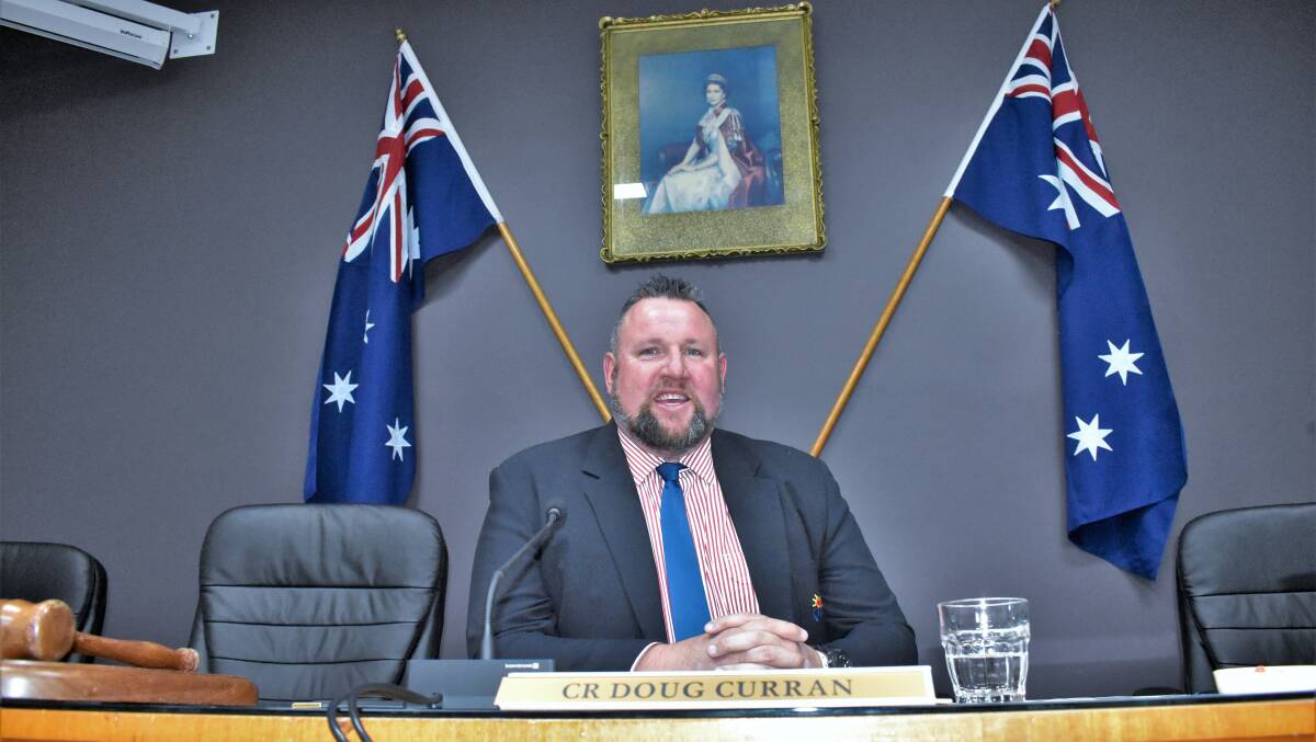 The newly re-elected deputy mayor Doug Curran.