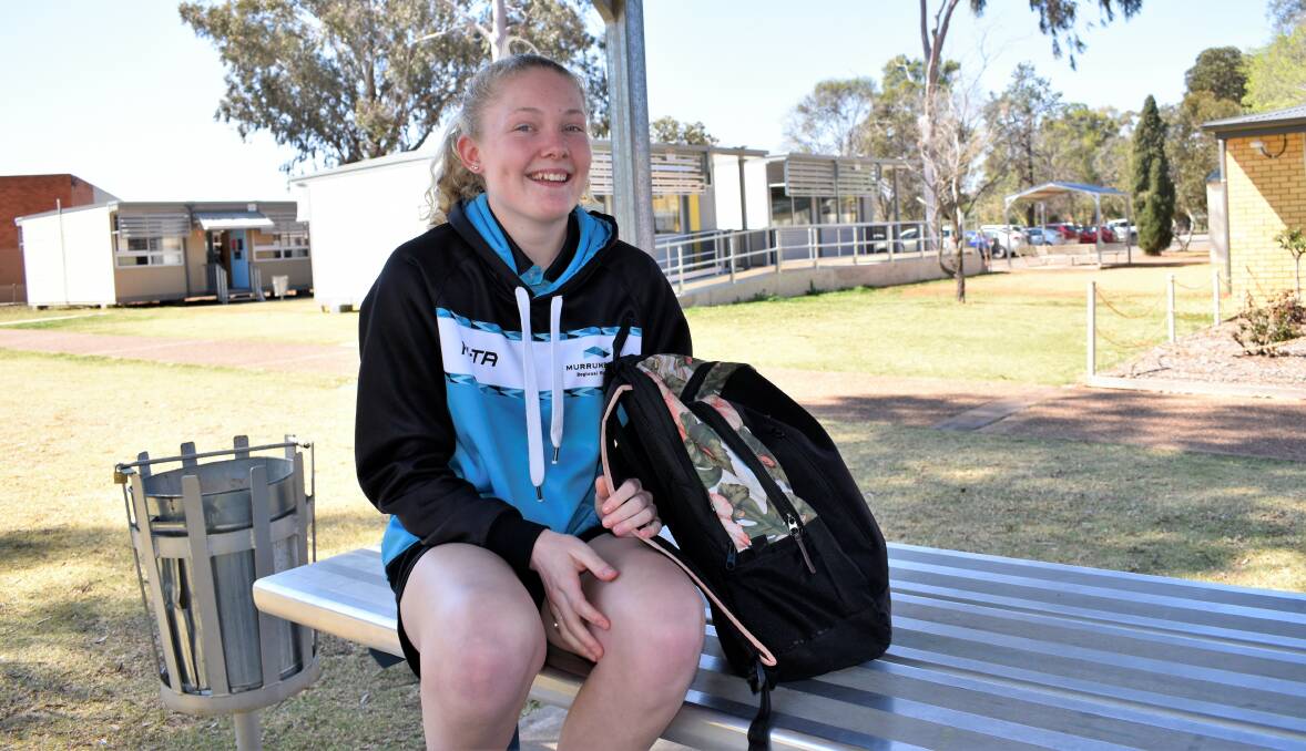 GO-GETTER: Eden Gyles is a Year 10 Murrumbidgee Regional High School student who always puts her hand up for new experiences and new challenges. PHOTO: Kenji Sato