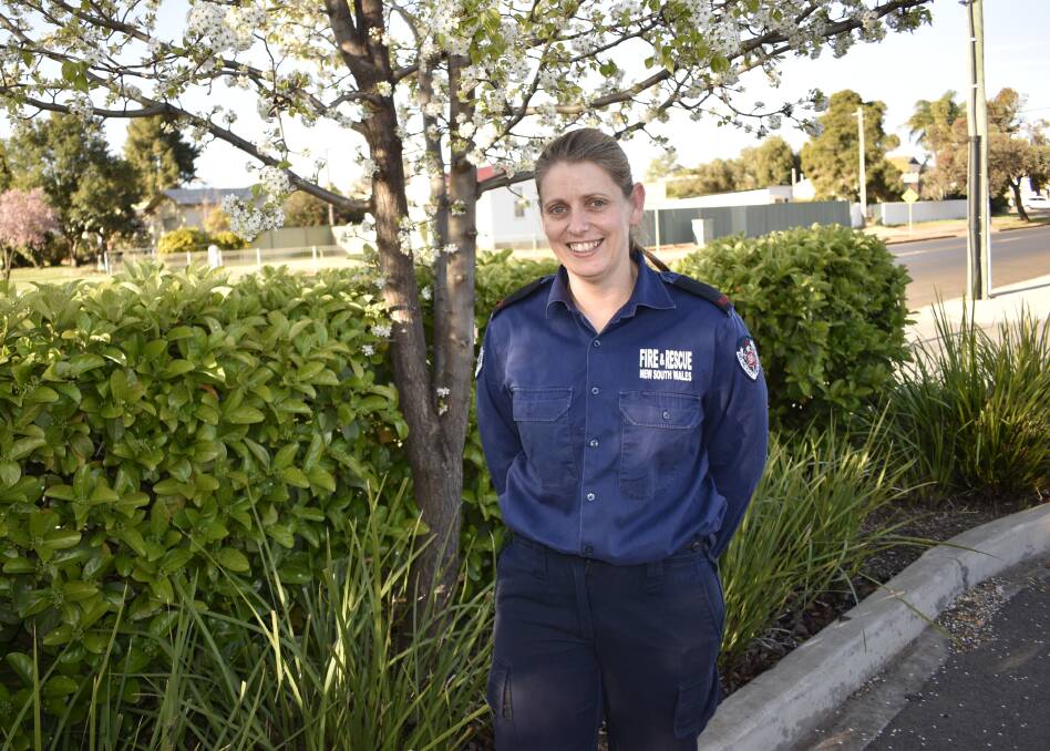 ON DUTY: Danielle McKay wants to inspire more young girls to become firefighters. PHOTO: Kenji Sato