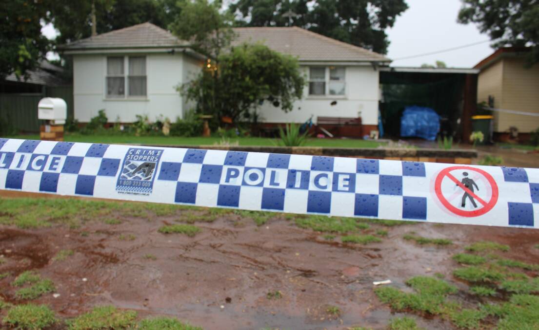 CRIME SCENE: This Noorla Street home has been cordoned off after a home invasion on Tuesday afternoon.