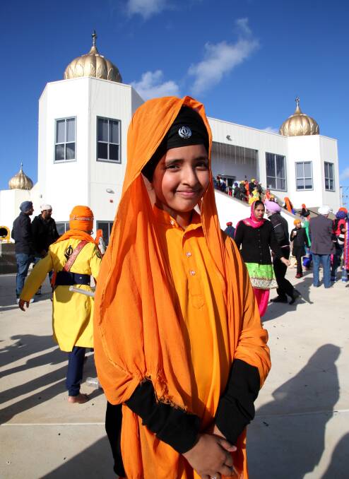 SIKH COMMUNITY: Jasmeen Kaur at the new temple.