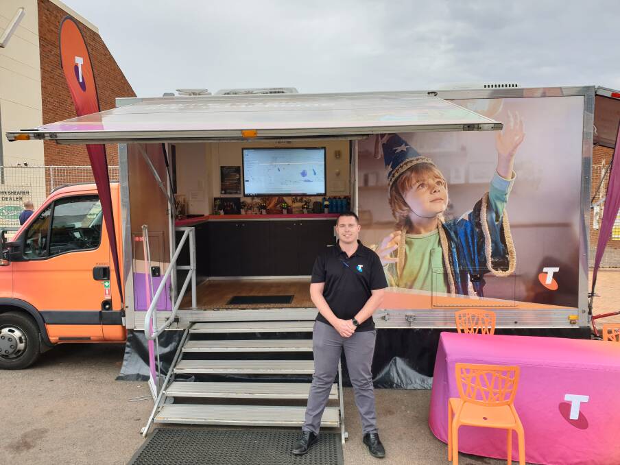 COMPLETE EXPERIENCE: Tour the Telstra nbn Experience Van, where Telstra teams will be on hand to offer advice.