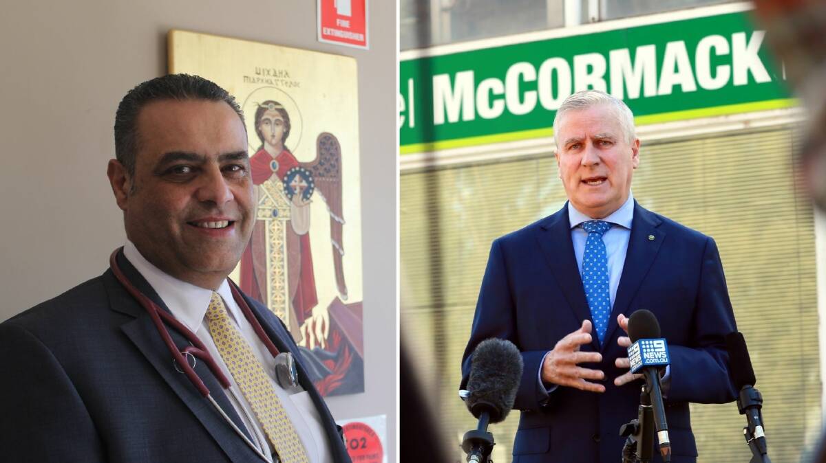MORE NEEDED: Riverina GP Ayman Shenouda is calling for better telecommunications infrastructure, while Deputy Prime Minister Michael McCormack says the government is making improvements. Pictures: File