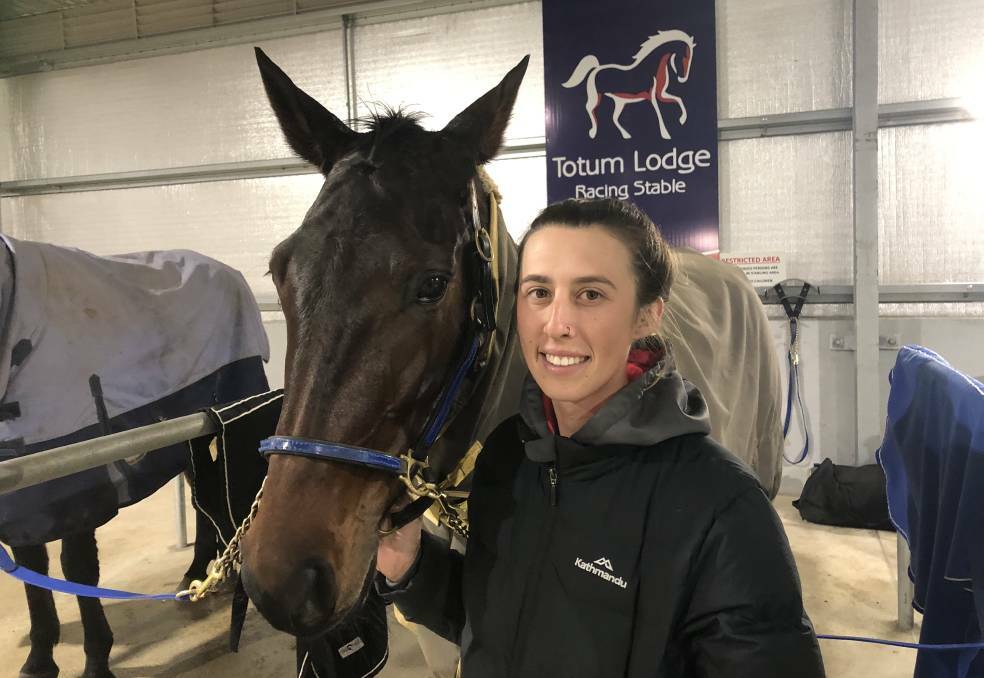 HOME CUP TILT: Alanah Pitt is looking to finish her first year as a trainer in style with a win in Friday night's Leeton Pacers Cup. Picture: Courtney Rees