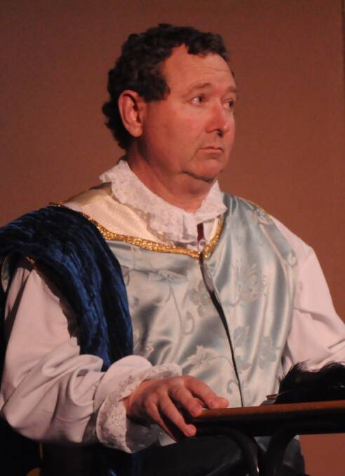 ACTING: Craig Stapleton in GRAPA's production of Bits of History.