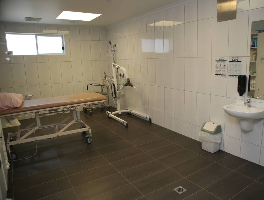 A state of the art bathroom ensures access for everyone.