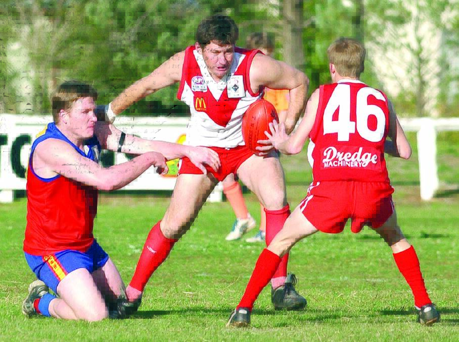 Greg Dreyer in action for Griffith back in 2004.