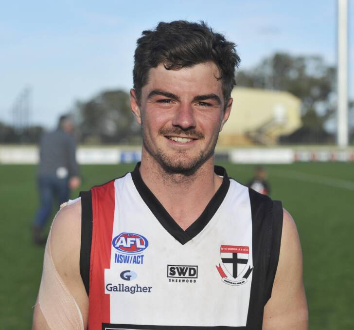 WINNER: North Wagga's Cayden Winter has taken out the Farrer League Player of the Year award.