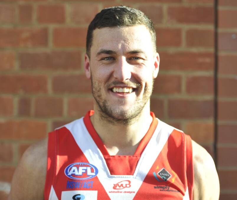 OUT: Jordan Iudica is unavailable for Griffith's game against Ganmain-Grong Grong-Matong on Sunday.