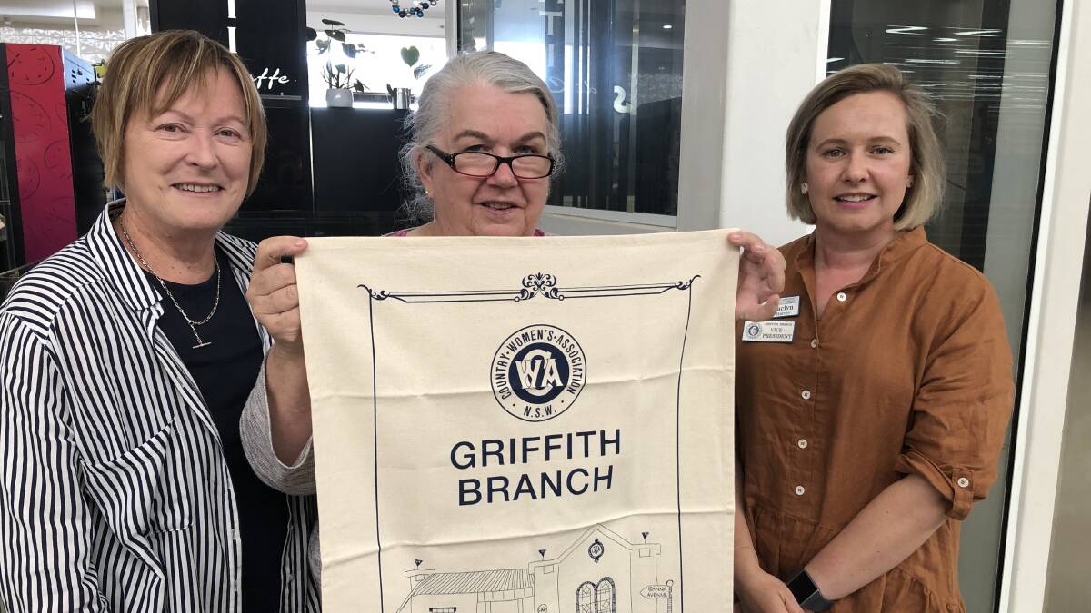 NEW IDEAS: Lesley Higgins, Catherine McDonell and Jaclyn Harvey from the Griffith CWA branch are calling for women interested in getting involved with the CWA to get in touch. PHOTO: Kat Vella