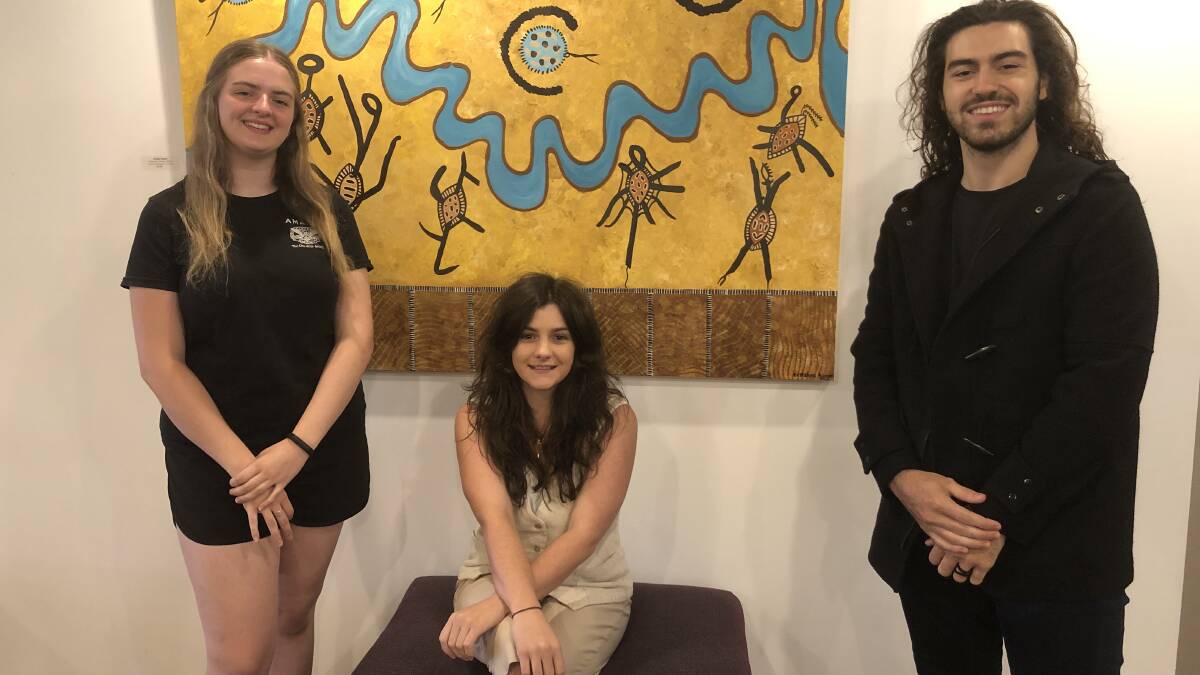 SPOTLIGHT: Bonnie Owen (centre) is shining the spotlight on two new talents to take over direction of the Youth Troupe. Bonnie Browne (left) and Alec Pisan (right). PHOTO: Kat Vella