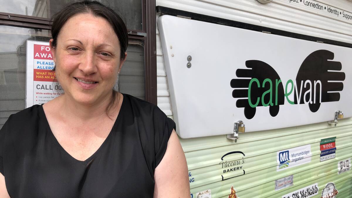 UPGRADE: The Carevan caravan has been helping to deliver much needed meals around the Griffith area for over six years but Janice Sartor says it's time for an upgrade.PHOTO: Kat Vella