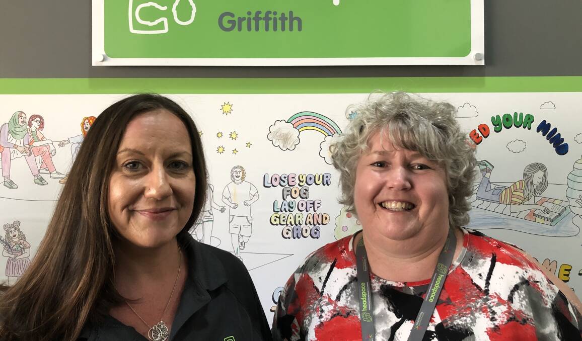 FRONT LINE: Headspace clinical lead Rowena Gilbey and centre manager Sharron Dean. PHOTO: Kat Vella