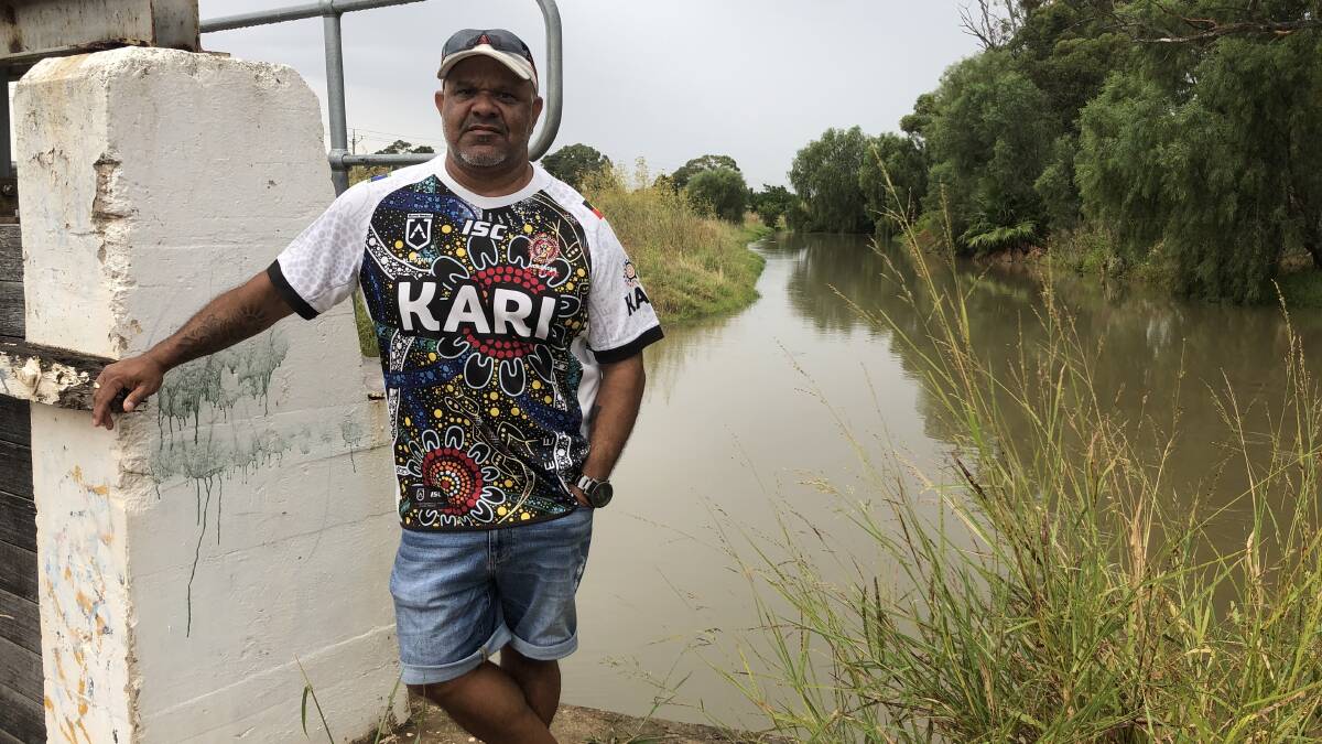A DAY WE CAN ALL CELEBRATE: Wiradjuri man Damian Thorne, pictured at Three Ways bridge, doesn't want division, but he would like to see change for Australia. PHOTO: Kat Vella