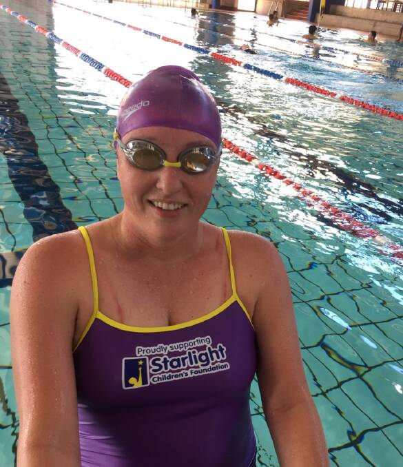 DEDICATED: Jodie Millar trains six days a week on top of her busy work schedule to prepare herself mentally and physically for the challenge of the open water. PHOTO: Supplied