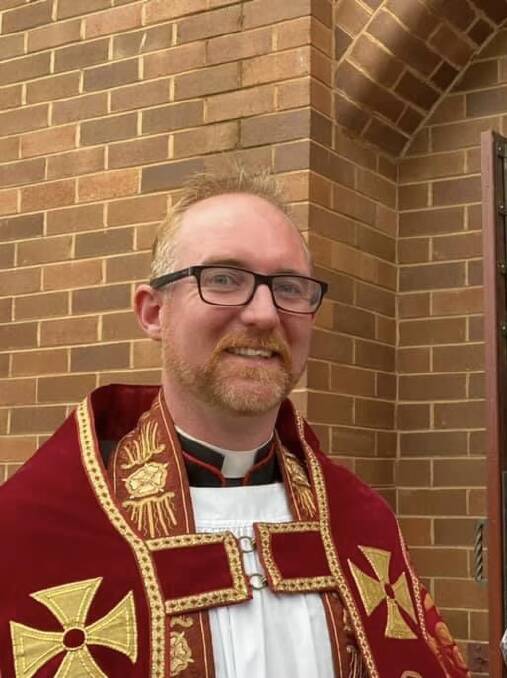 NEW DEAN: St Albans Cathedral's new Dean Father Thomas Leslie was welcomed to his new home Friday. PHOTO: Supplied