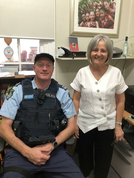 PREVENTION: Griffith Community Centre's Peta Dummett and the Youth Command school liason officer Senior Constable Alex Davies are on board to get young people connected and engaged. PHOTO: Kat Vella