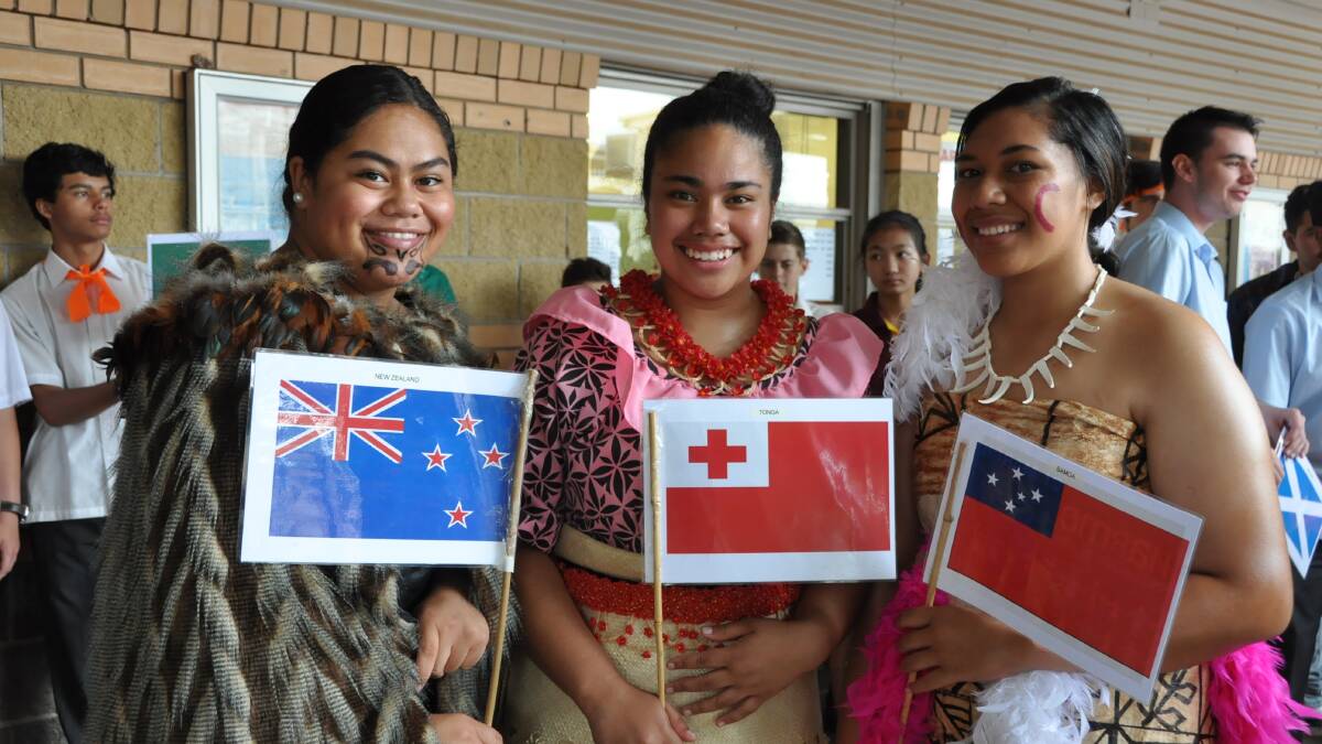 Students from Marian College celebrate Harmony Day in 2017 PHOTO: Contributed 