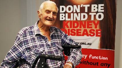 GOING STRONG: Thomas 'Mac' Guest said being diagnosed with Polycystic Kidney disease really made him 'sit up and think' about how important kidneys are. PHOTO: Supplied