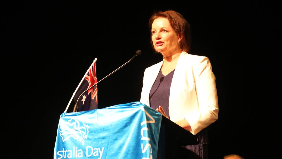 Member for Farrer Sussan Ley at Australia Day 2017. 
Picture: Anthony Stipo
